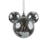 Musse Pigg siluett discokula i silver