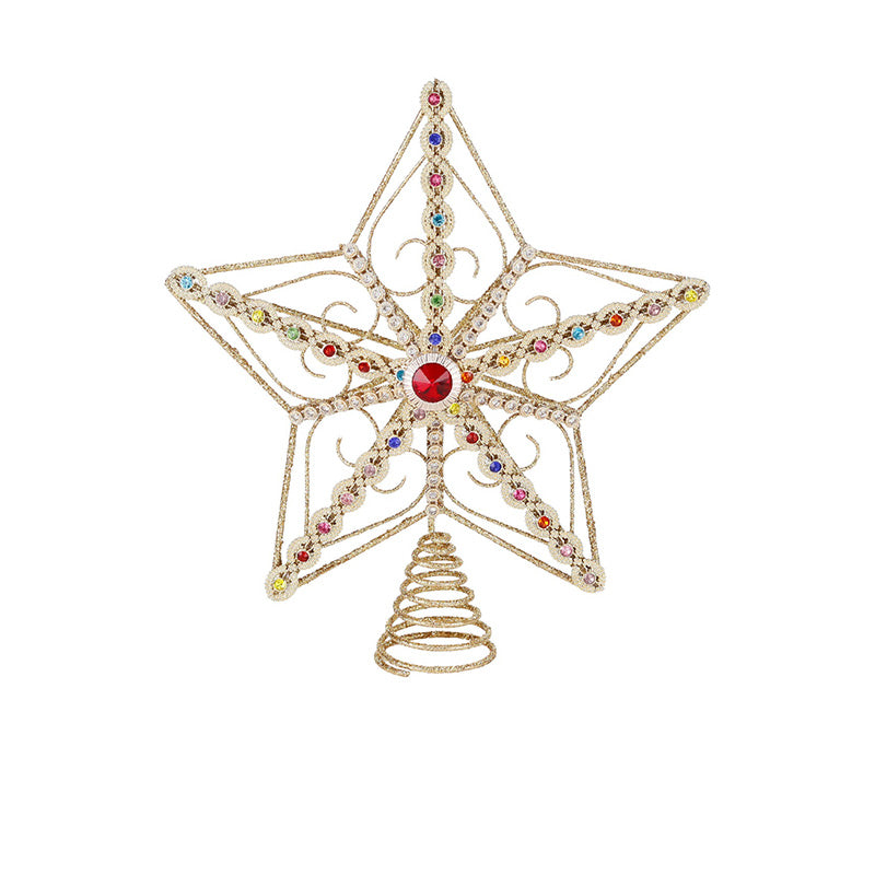 Julstjärna i metall 22 cm
